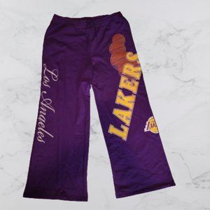 NWOT Lakers wide leg sweat pants